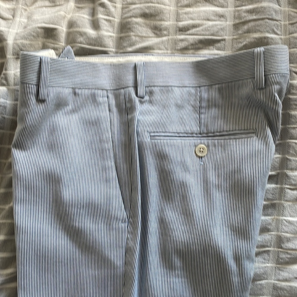 Mens Jcrew Ludlow Slim Striped Dress Pants 30x30